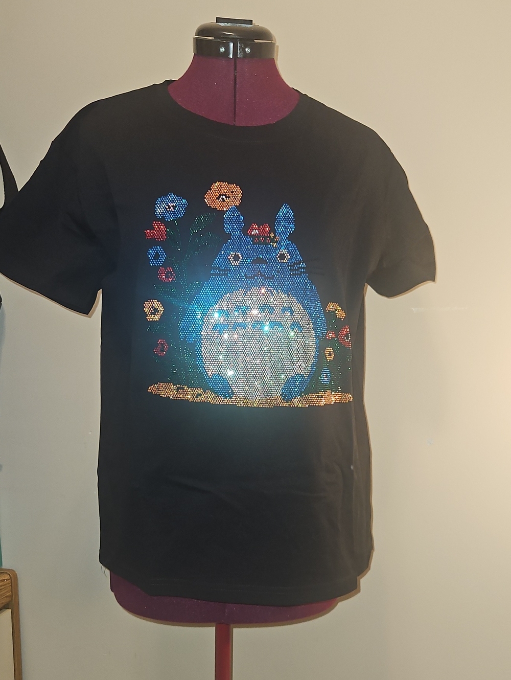 Brand New Totoro Rhinestone Tee